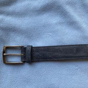 Men's Genuine Lizard Belt
